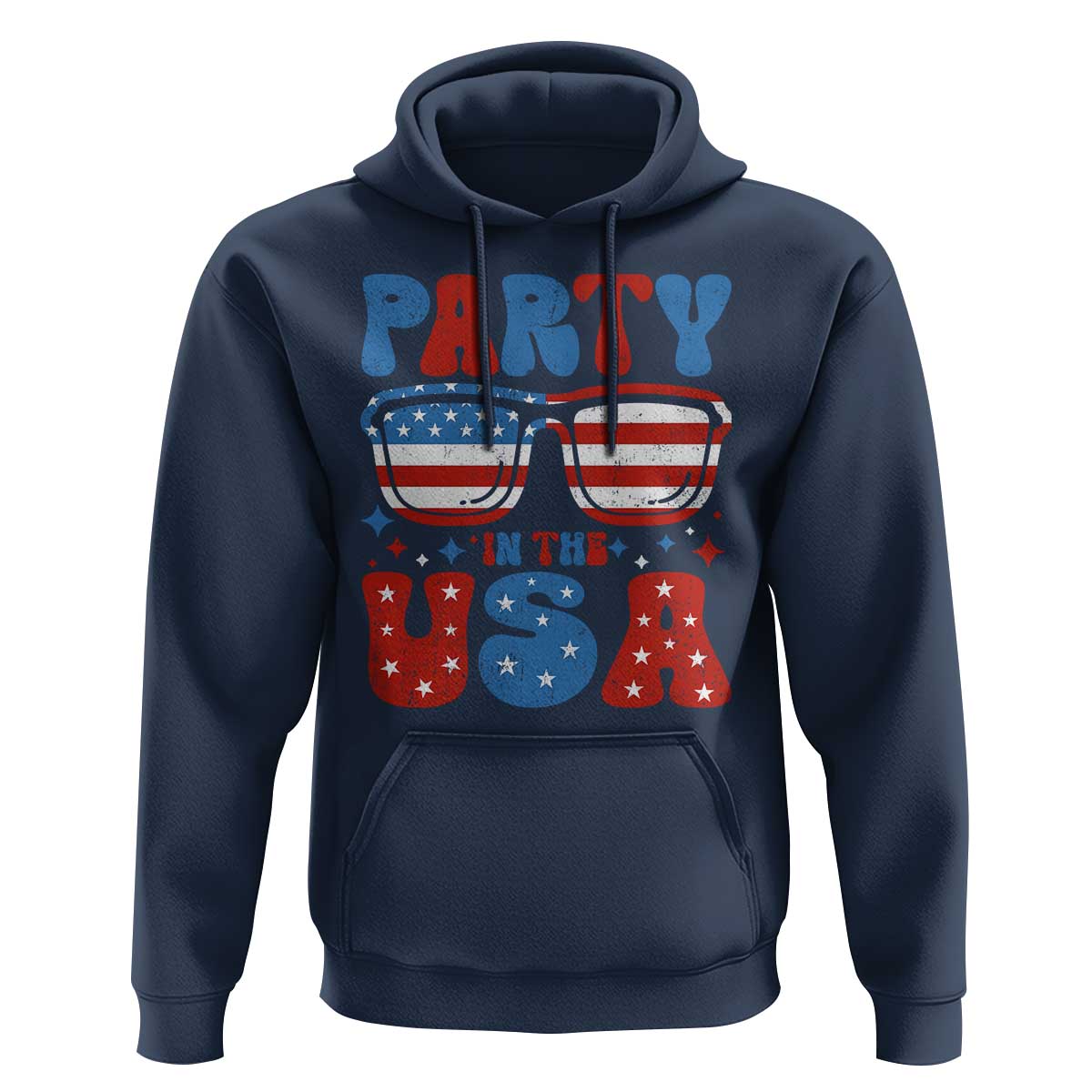 Party in The USA Hoodie 4th of July Independence Day - Wonder Print Shop