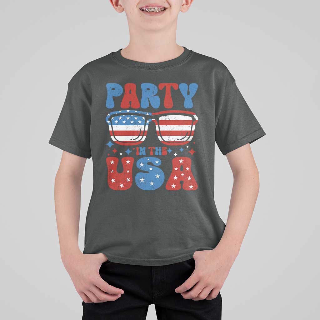Party in The USA T Shirt For Kid 4th of July Independence Day - Wonder Print Shop