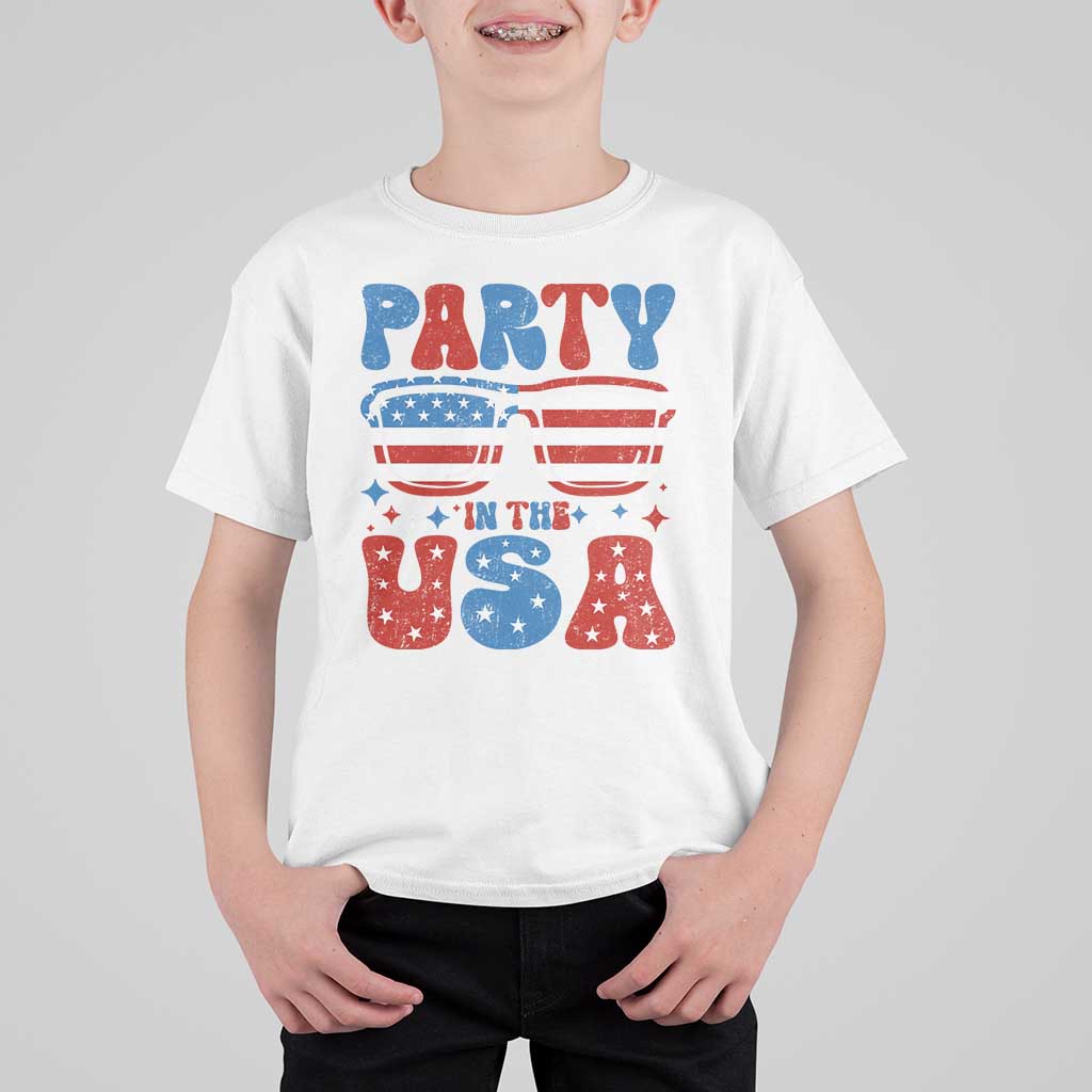 Party in The USA T Shirt For Kid 4th of July Independence Day - Wonder Print Shop