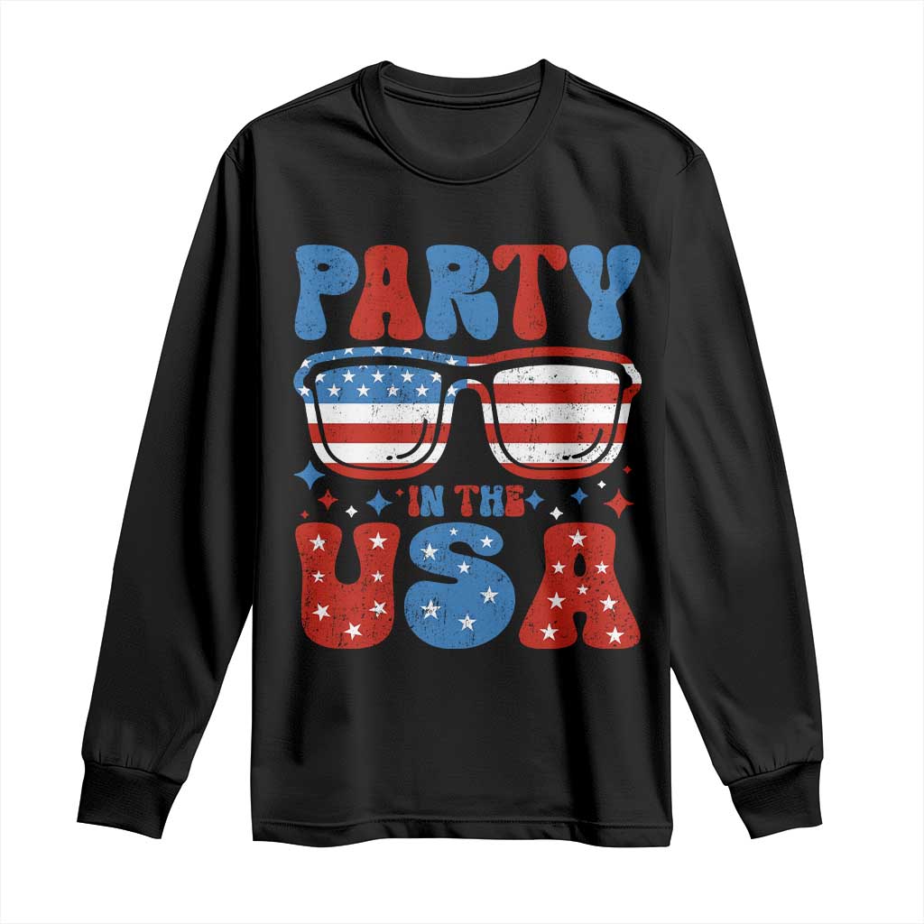 Party in The USA Long Sleeve Shirt 4th of July Independence Day - Wonder Print Shop