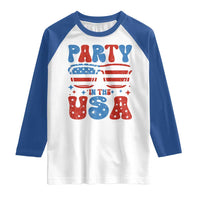 Party in The USA Raglan Shirt 4th of July Independence Day - Wonder Print Shop