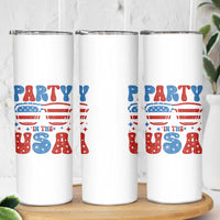 Party in The USA Skinny Tumbler 4th of July Independence Day - Wonder Print Shop