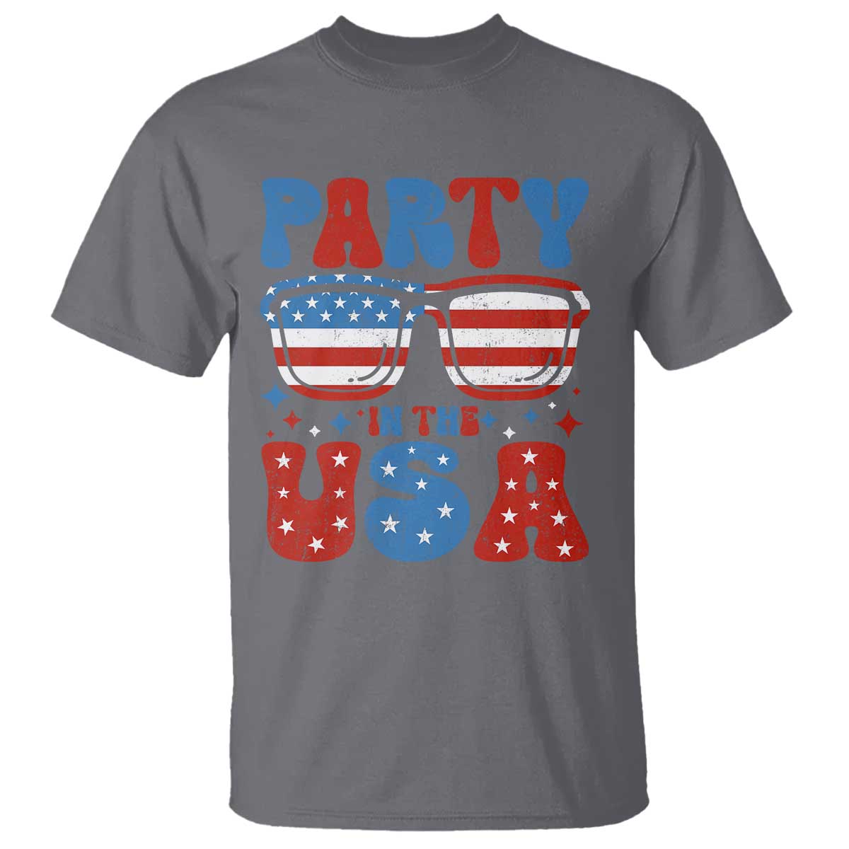 Party in The USA T Shirt 4th of July Independence Day - Wonder Print Shop
