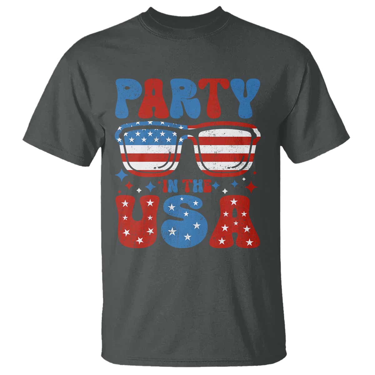 Party in The USA T Shirt 4th of July Independence Day - Wonder Print Shop