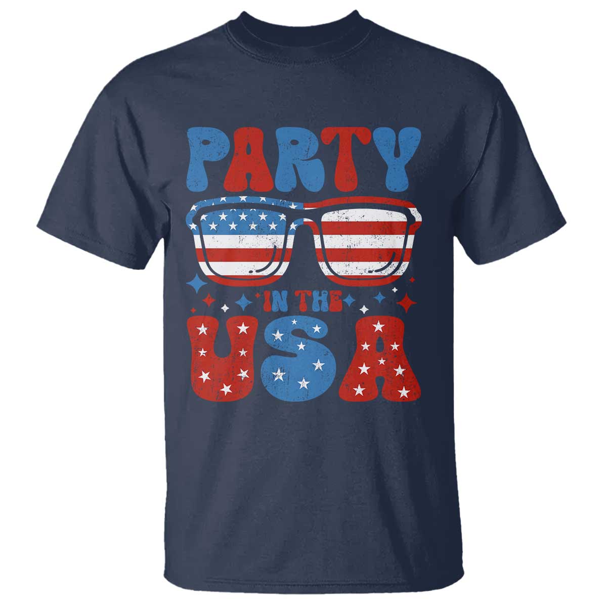 Party in The USA T Shirt 4th of July Independence Day - Wonder Print Shop