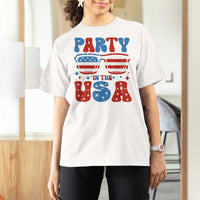 Party in The USA T Shirt For Women 4th of July Independence Day - Wonder Print Shop