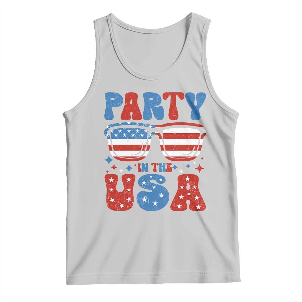 Party in The USA Tank Top 4th of July Independence Day - Wonder Print Shop