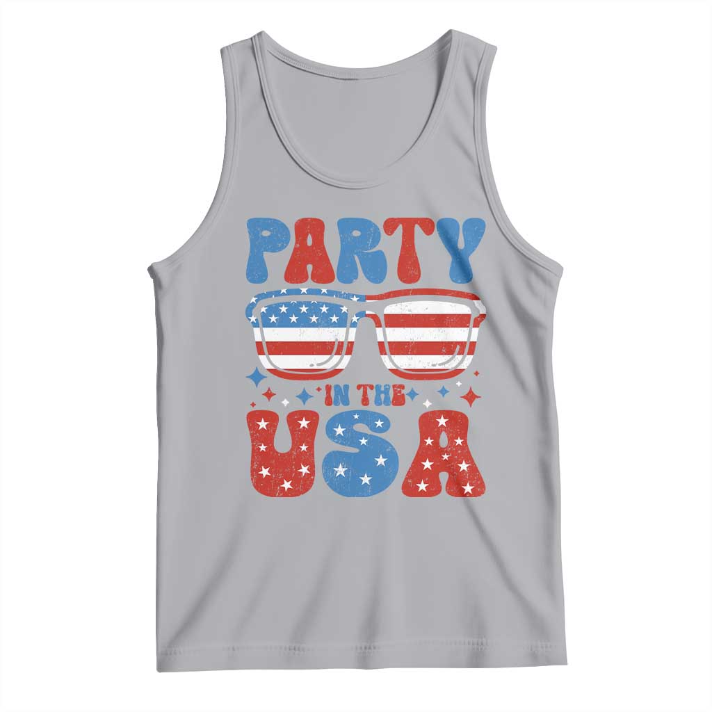 Party in The USA Tank Top 4th of July Independence Day - Wonder Print Shop