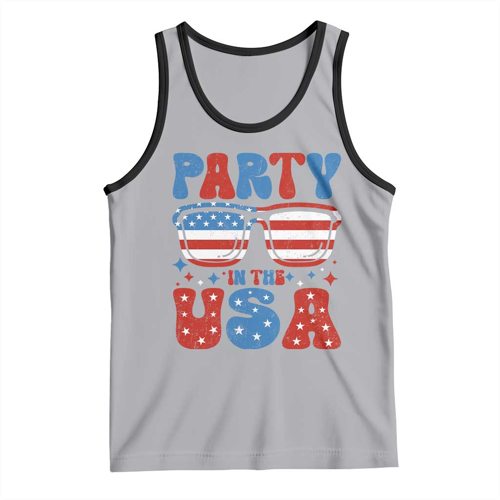 Party in The USA Tank Top 4th of July Independence Day - Wonder Print Shop