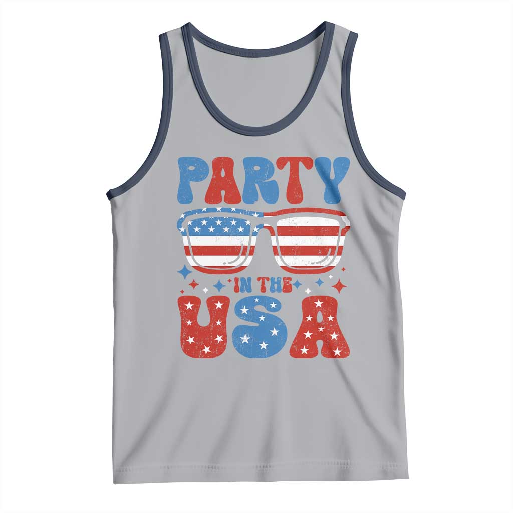 Party in The USA Tank Top 4th of July Independence Day - Wonder Print Shop