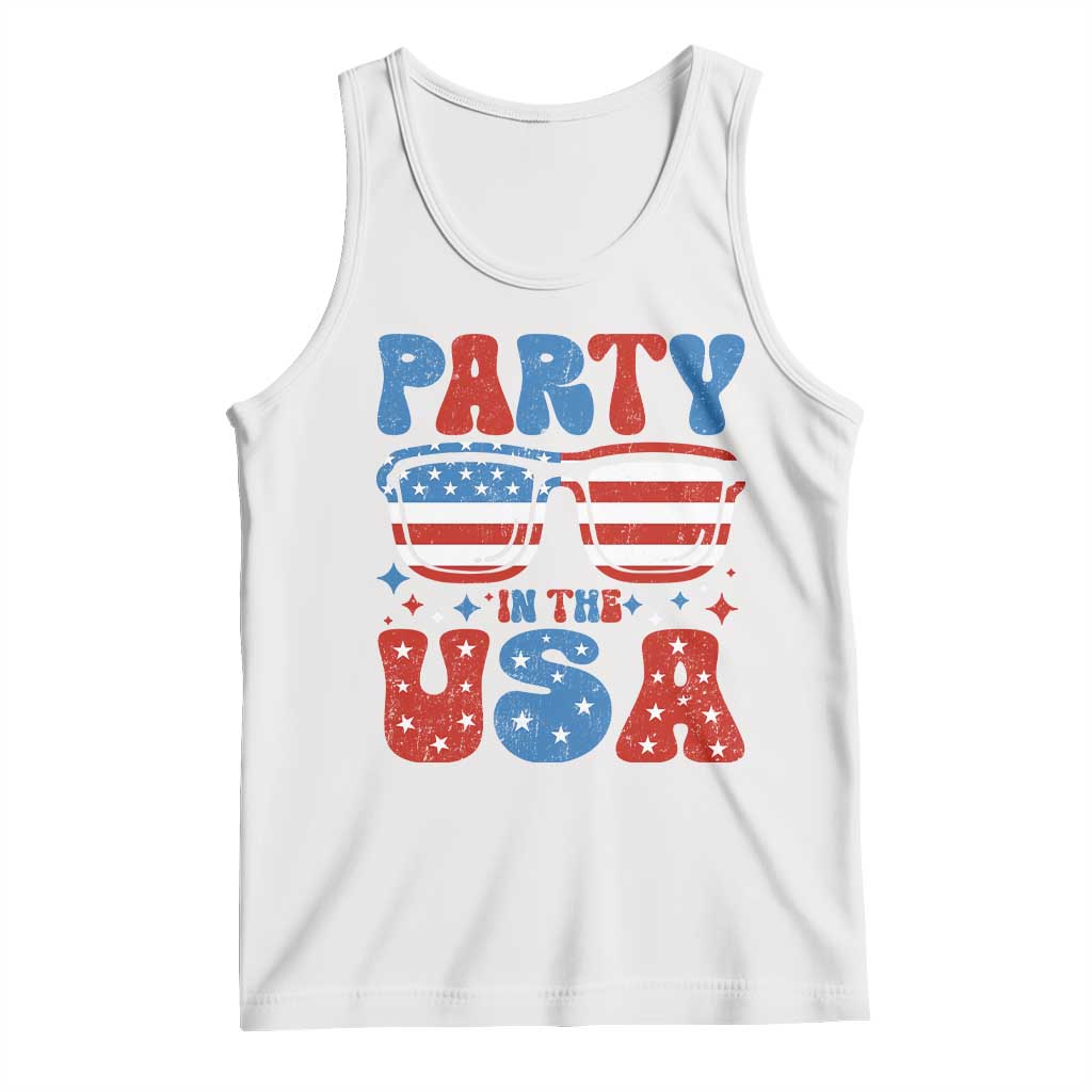 Party in The USA Tank Top 4th of July Independence Day - Wonder Print Shop