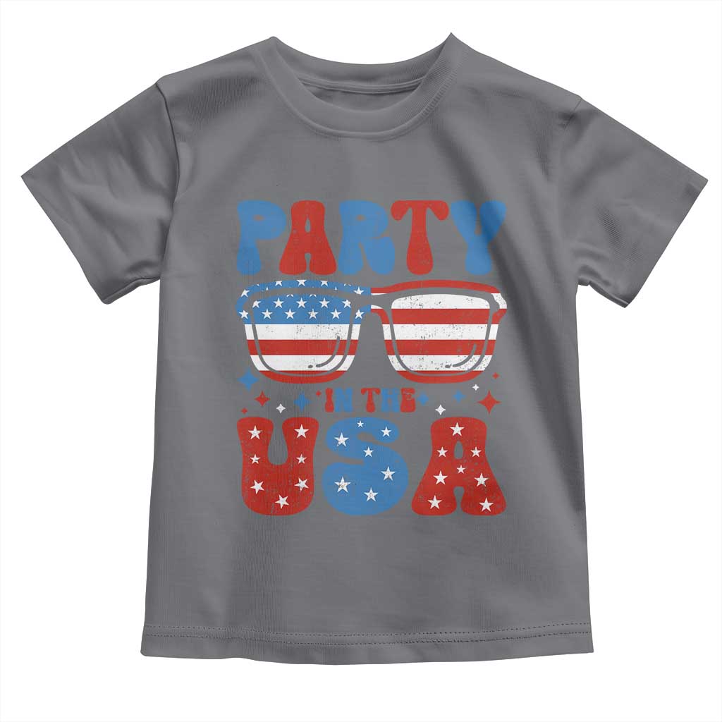 Party in The USA Toddler T Shirt 4th of July Independence Day - Wonder Print Shop