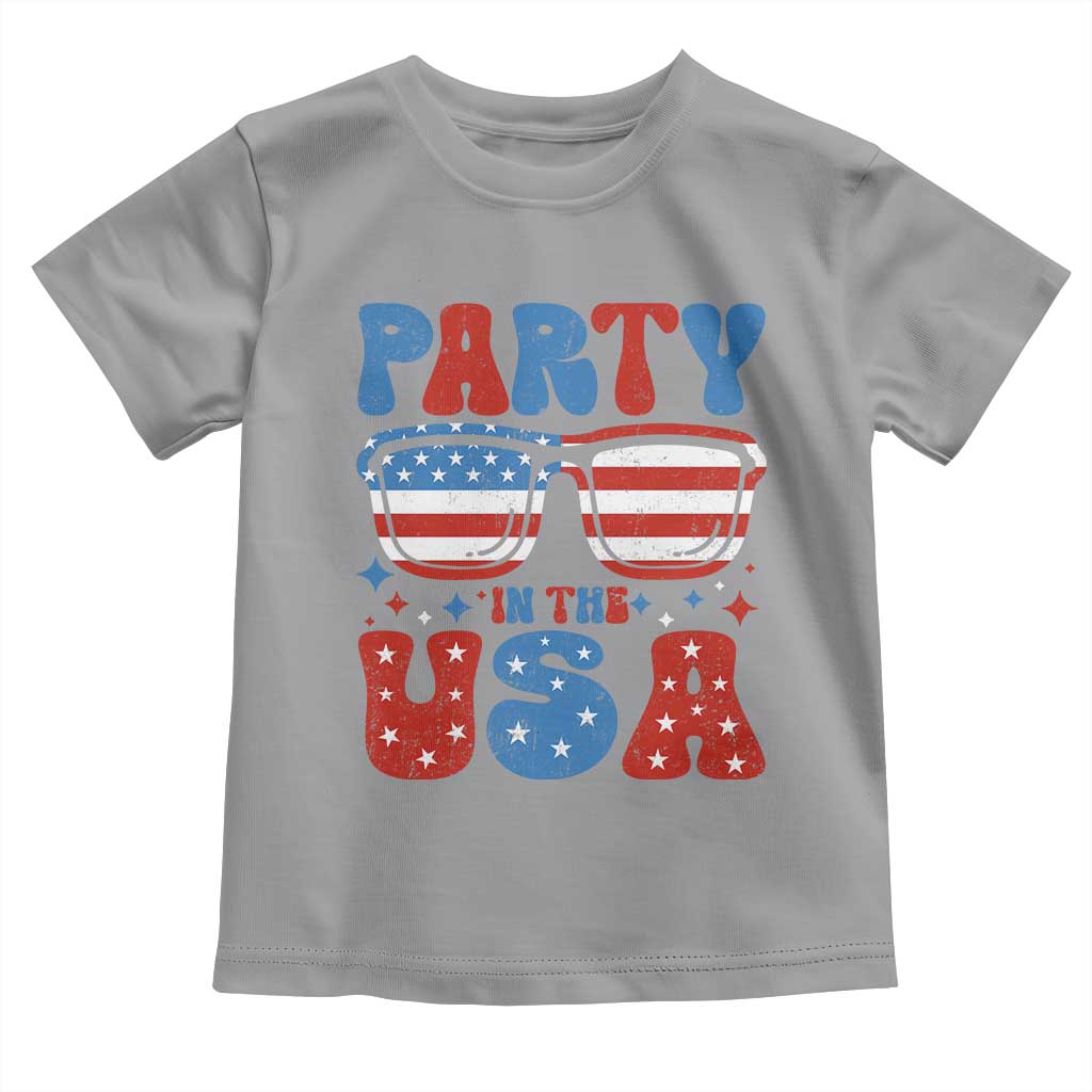 Party in The USA Toddler T Shirt 4th of July Independence Day - Wonder Print Shop