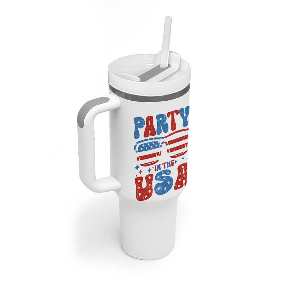 Party in The USA Tumbler With Handle 4th of July Independence Day - Wonder Print Shop