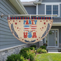 Party in The USA Patriotic Fan Flag 4th of July Independence Day