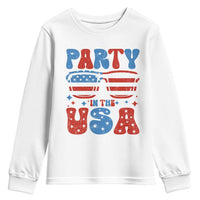 Party in The USA Youth Sweatshirt 4th of July Independence Day - Wonder Print Shop