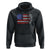 USA Flag Rocket Hoodie Patriotic Space Red White Blue 4th of July - Wonder Print Shop