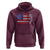 USA Flag Rocket Hoodie Patriotic Space Red White Blue 4th of July - Wonder Print Shop