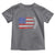 USA Flag Rocket Toddler T Shirt Patriotic Space Red White Blue 4th of July - Wonder Print Shop