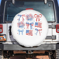 Coquette 4th Of July Spare Tire Cover Patriotic Bow American Flag - Wonder Print Shop