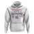 Coquette 4th Of July Hoodie Patriotic Bow American Flag - Wonder Print Shop