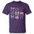 Coquette 4th Of July T Shirt Patriotic Bow American Flag - Wonder Print Shop