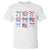 Coquette 4th Of July T Shirt Patriotic Bow American Flag - Wonder Print Shop