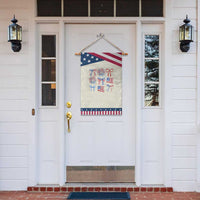 Coquette 4th Of July Garden Flag Patriotic Bow American Flag