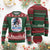 She Loves Jesus And America Too Ugly Christmas Sweater Christian 4th of July Messy Bun Flag - Wonder Print Shop