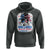 She Loves Jesus And America Too Hoodie Christian 4th of July Messy Bun Flag - Wonder Print Shop