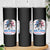She Loves Jesus And America Too Skinny Tumbler Christian 4th of July Messy Bun Flag - Wonder Print Shop