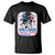She Loves Jesus And America Too T Shirt Christian 4th of July Messy Bun Flag - Wonder Print Shop