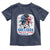 She Loves Jesus And America Too Toddler T Shirt Christian 4th of July Messy Bun Flag - Wonder Print Shop