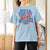 Good Girl Loves Mama Jesus and America T Shirt For Women Retro Patriotic 4th of July USA - Wonder Print Shop