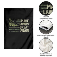 Funny Lawn Mower Dad Gardener Garden Flag Make Lawns Great Again Fathers Day American Flag - Wonder Print Shop