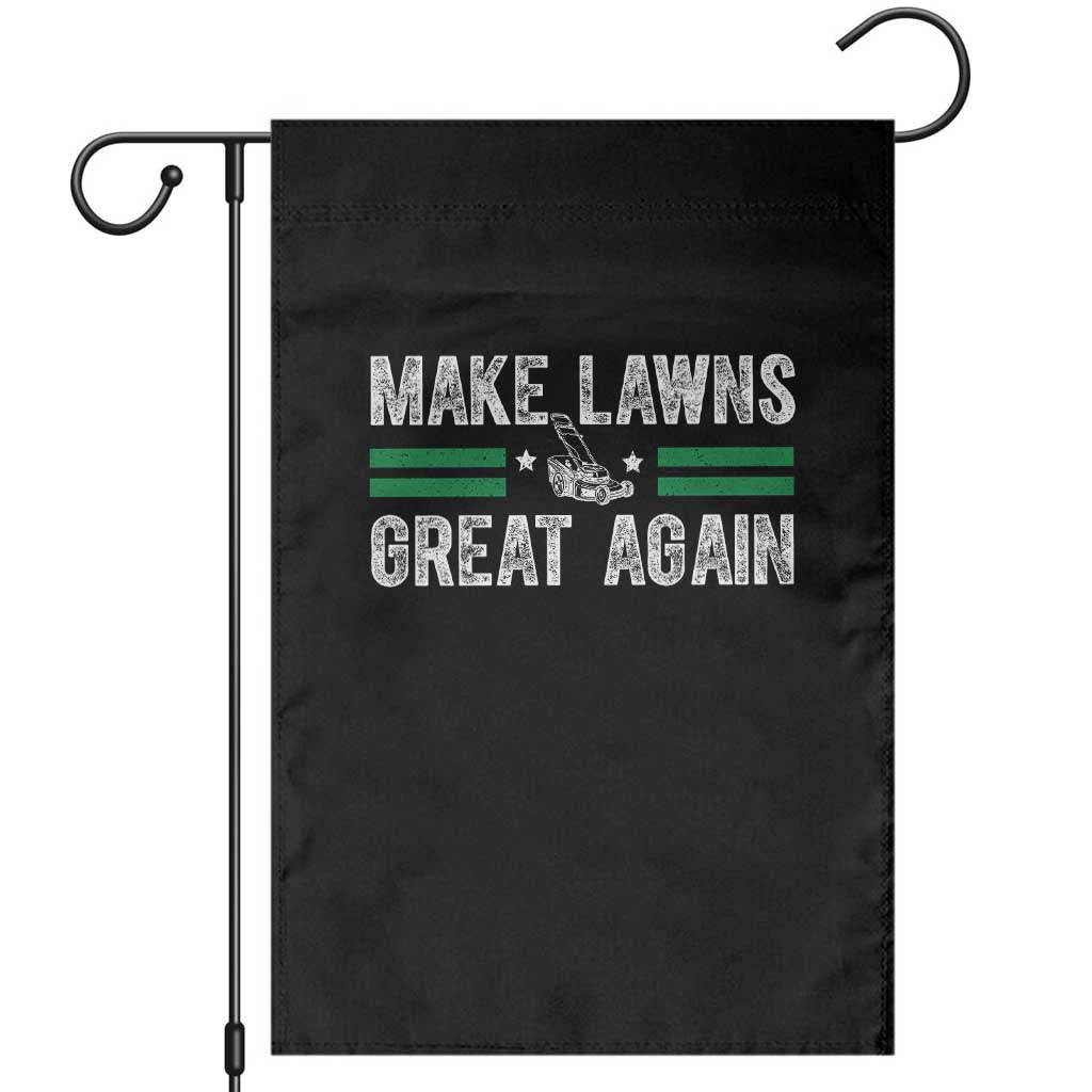 Funny Lawn Mower Dad Gardener Garden Flag Make Lawns Great Again Fathers Day - Wonder Print Shop