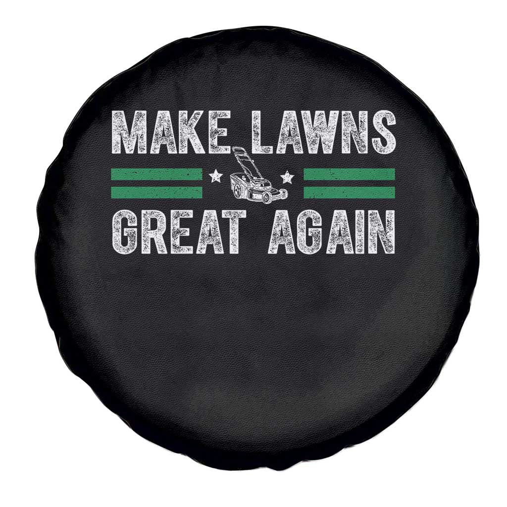 Funny Lawn Mower Dad Gardener Spare Tire Cover Make Lawns Great Again Fathers Day - Wonder Print Shop