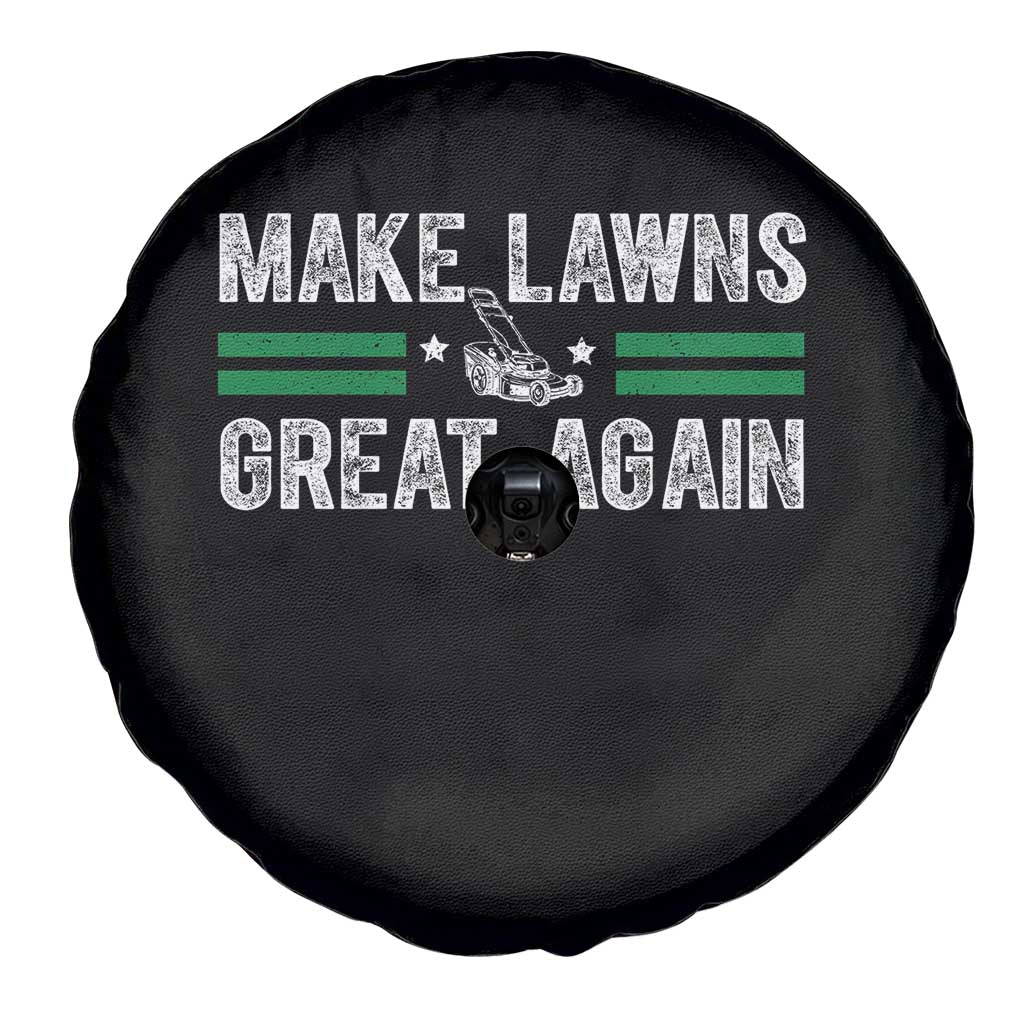 Funny Lawn Mower Dad Gardener Spare Tire Cover Make Lawns Great Again Fathers Day - Wonder Print Shop