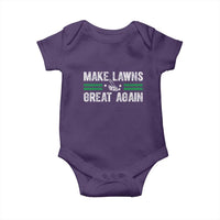 Funny Lawn Mower Dad Gardener Baby Onesie Make Lawns Great Again Fathers Day - Wonder Print Shop