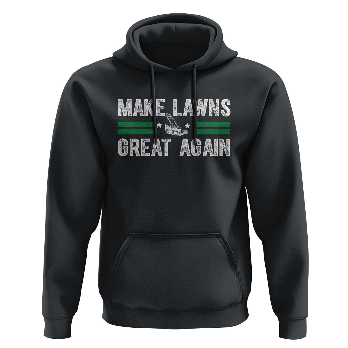 Funny Lawn Mower Dad Gardener Hoodie Make Lawns Great Again Fathers Day - Wonder Print Shop