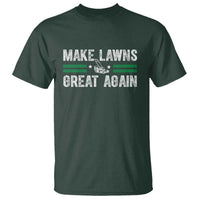 Funny Lawn Mower Dad Gardener T Shirt Make Lawns Great Again Fathers Day - Wonder Print Shop