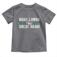 Funny Lawn Mower Dad Gardener Toddler T Shirt Make Lawns Great Again Fathers Day - Wonder Print Shop