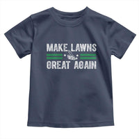 Funny Lawn Mower Dad Gardener Toddler T Shirt Make Lawns Great Again Fathers Day - Wonder Print Shop