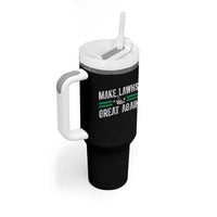 Funny Lawn Mower Dad Gardener Tumbler With Handle Make Lawns Great Again Fathers Day - Wonder Print Shop