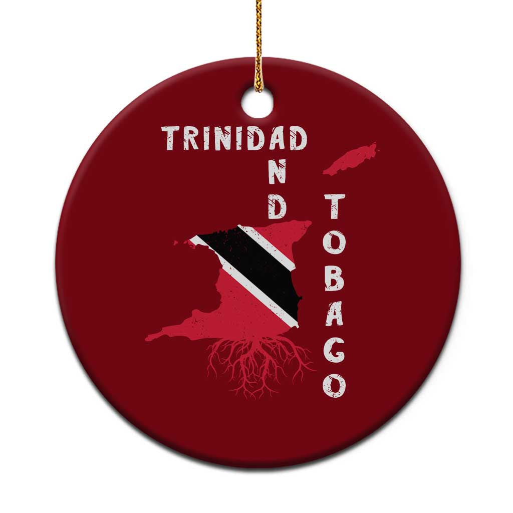 Trinidad and Tobago Flag Ceramic Ornament Trini Trinidadian Proud - Wonder Print Shop