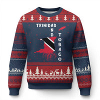 Trinidad and Tobago Flag Ugly Christmas Sweater Trini Trinidadian Proud - Wonder Print Shop