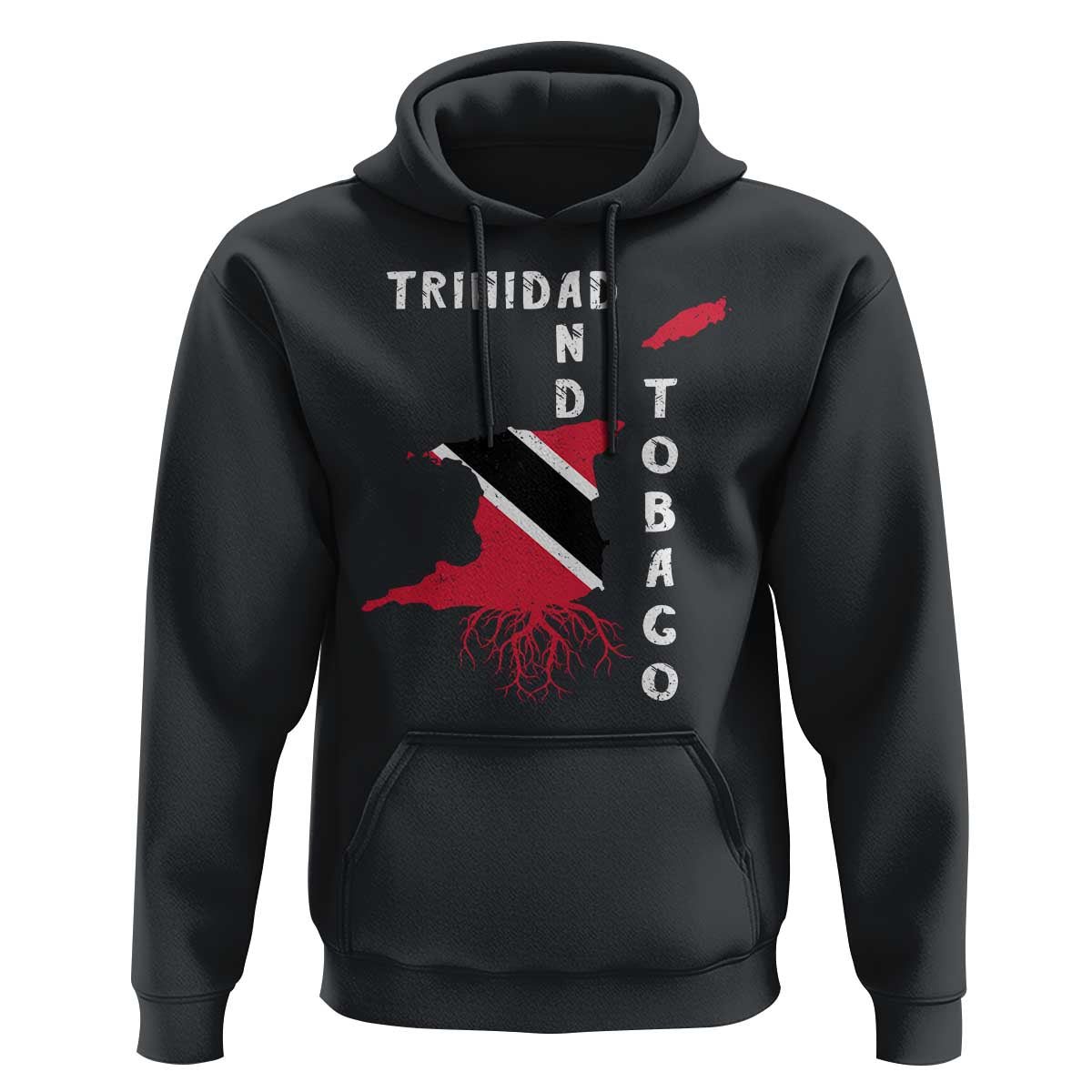 Trinidad and Tobago Flag Hoodie Trini Trinidadian Proud - Wonder Print Shop