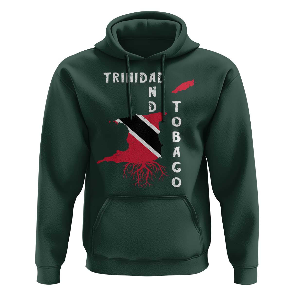 Trinidad and Tobago Flag Hoodie Trini Trinidadian Proud - Wonder Print Shop