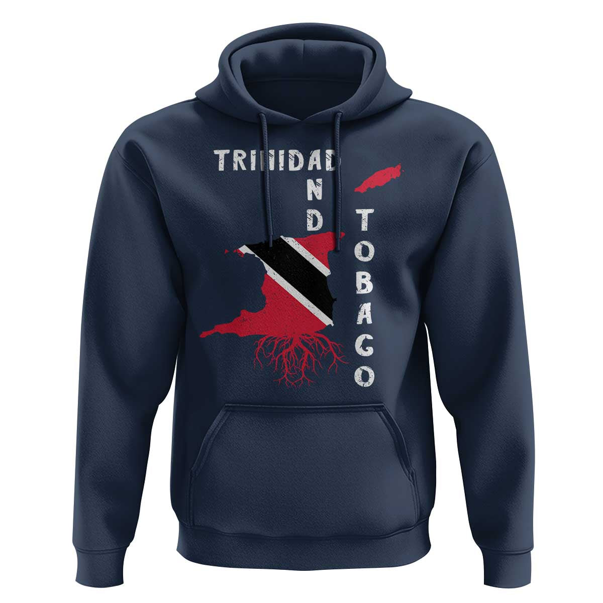 Trinidad and Tobago Flag Hoodie Trini Trinidadian Proud - Wonder Print Shop