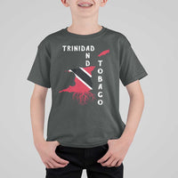 Trinidad and Tobago Flag T Shirt For Kid Trini Trinidadian Proud - Wonder Print Shop